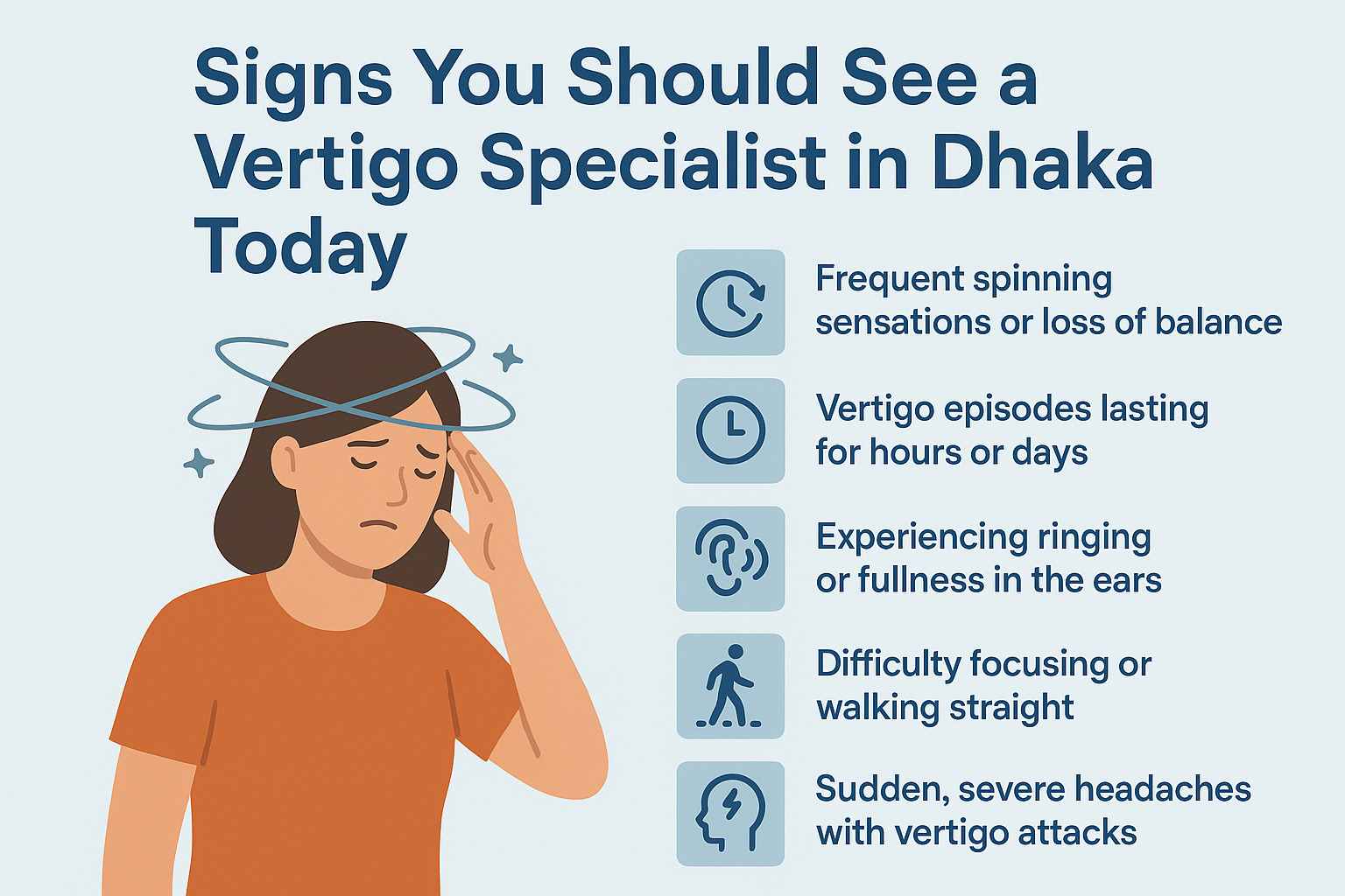 Signs You Should See a Vertigo Specialist in Dhaka Today